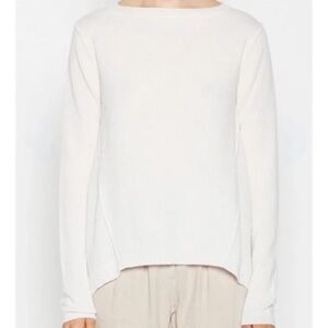 Brochu Walker Casis Cream Cashmere Knit Sweater Small